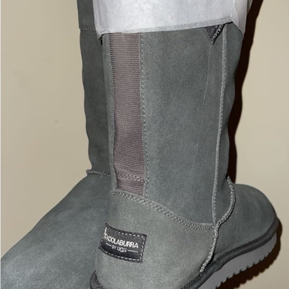 KOOLABURRA BY UGG Bow Accent Gray Suede Boot